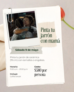 PINTA TU JARRÓN CON MAMÁ